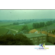 Zicht op Oude Rijn Maria school Droste-Schutters gebouw Coll. G.B. Janssen (594)